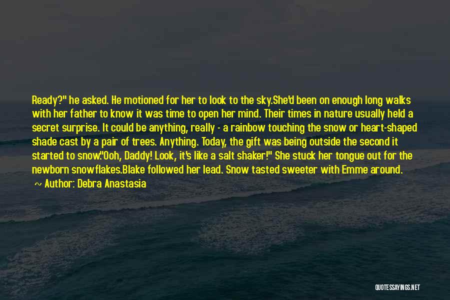 Snow On Trees Quotes By Debra Anastasia