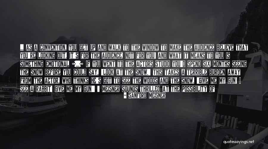 Snow Scenery Quotes By Sanford Meisner Snow Scenery Quotes By Sanford Meisner