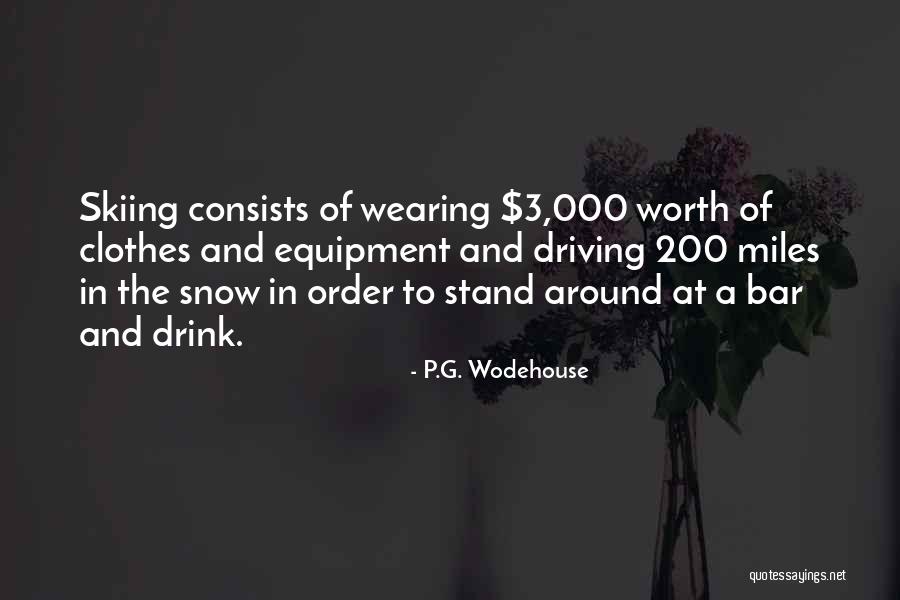 Snow Skiing Quotes By P.G. Wodehouse