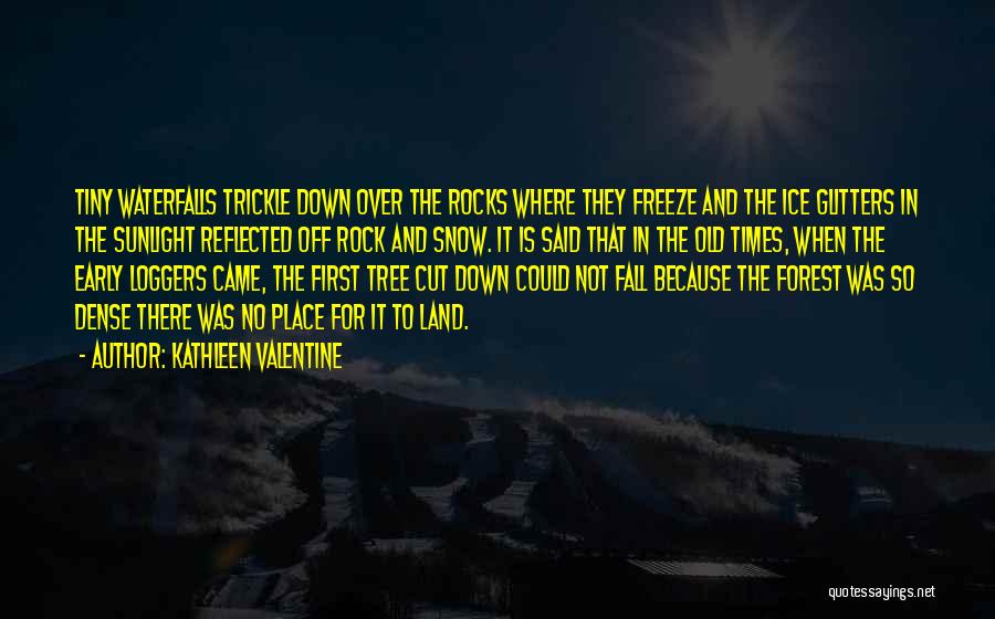 Snow Tree Quotes By Kathleen Valentine