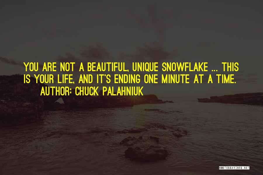 Snowflake Life Quotes By Chuck Palahniuk