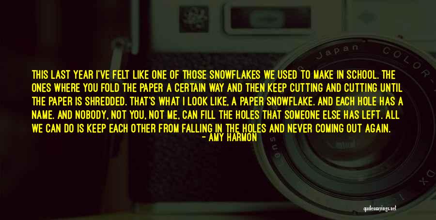 Snowflake Quotes By Amy Harmon