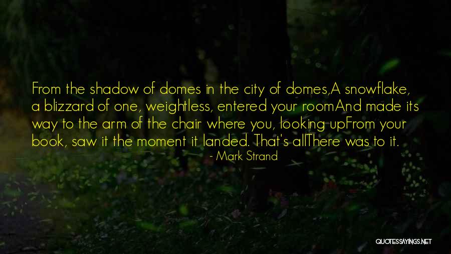 Snowflake Quotes By Mark Strand