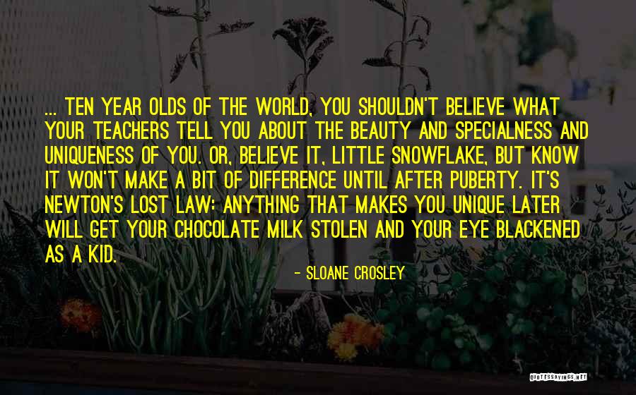 Snowflake Uniqueness Quotes By Sloane Crosley Snowflake Uniqueness Quotes By Sloane Crosley