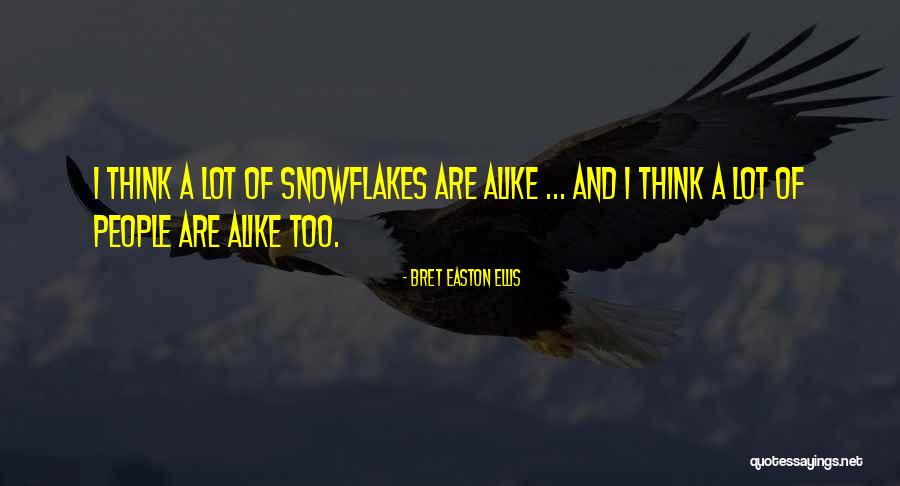Snowflakes People Quotes By Bret Easton Ellis Snowflakes People Quotes By Bret Easton Ellis