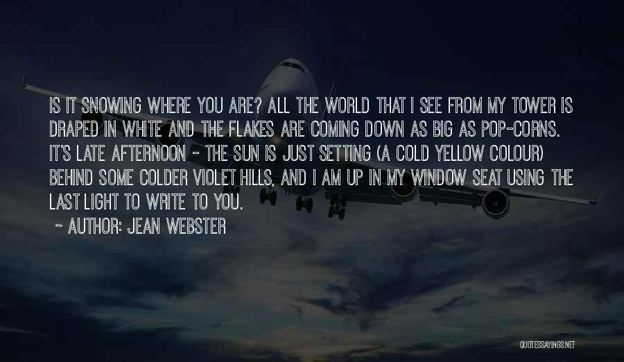 Snowing Quotes By Jean Webster