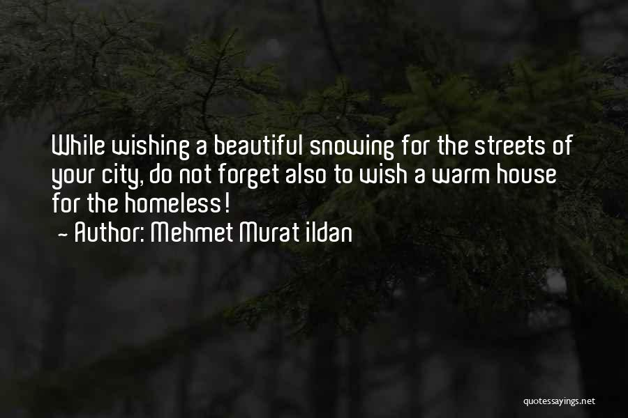 Snowing Quotes By Mehmet Murat Ildan