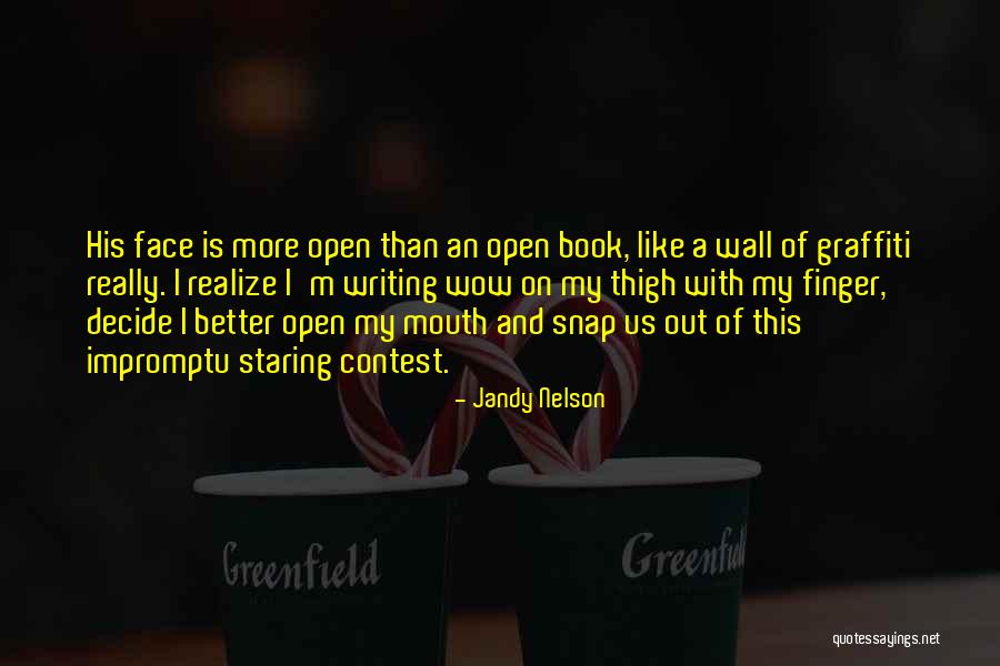 Snowmans Quotes By Jandy Nelson Snowmans Quotes By Jandy Nelson