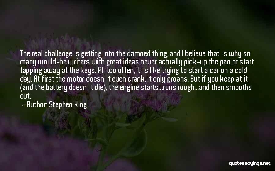 So Cold Out Quotes By Stephen King