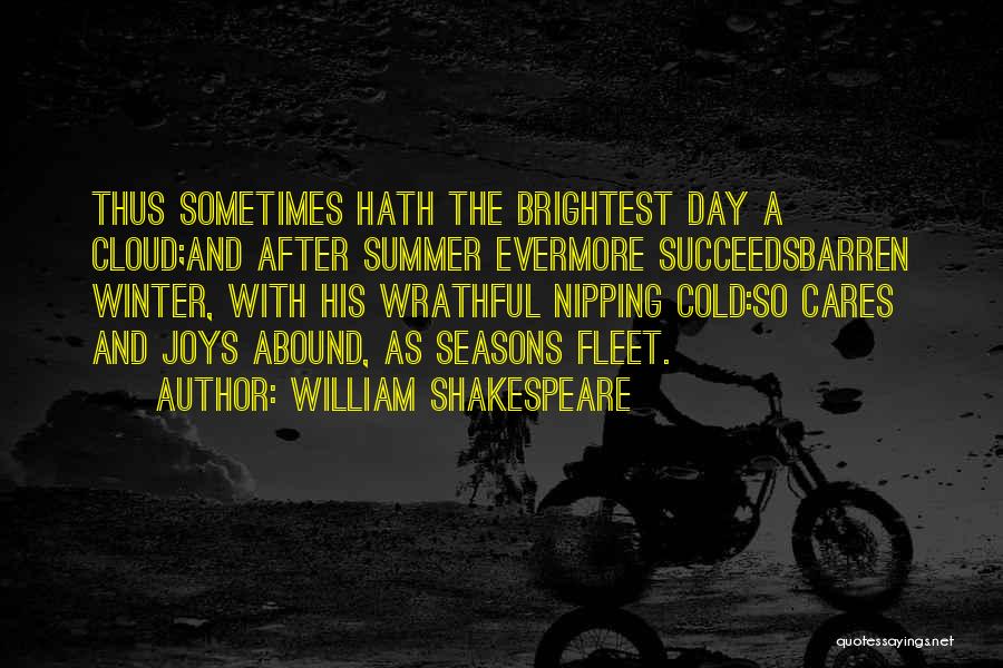 So Cold Winter Quotes By William Shakespeare