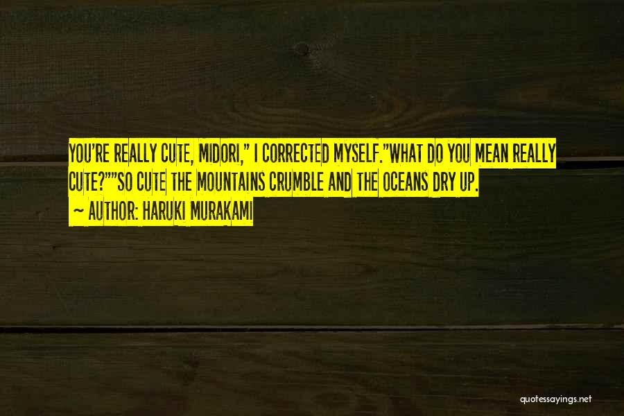 So Cute Quotes By Haruki Murakami