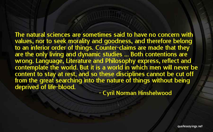 So Deprived Quotes By Cyril Norman Hinshelwood So Deprived Quotes By Cyril Norman Hinshelwood
