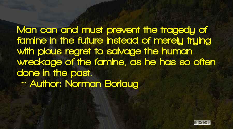 So Done Trying Quotes By Norman Borlaug