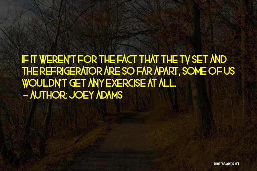 So Far Apart Quotes By Joey Adams