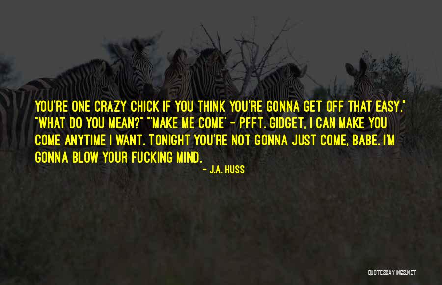 So It's Not Gonna Be Easy Quotes By J.A. Huss