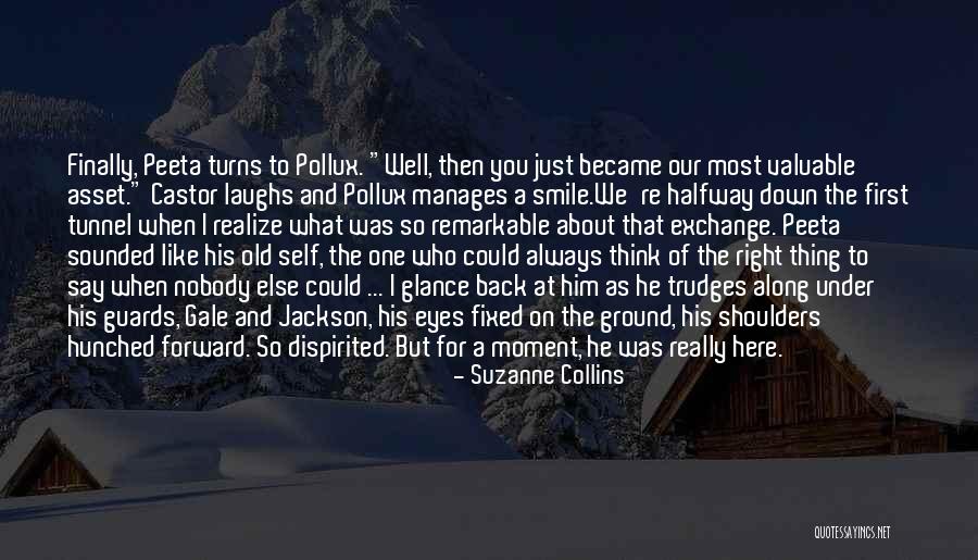 So Just Smile Quotes By Suzanne Collins So Just Smile Quotes By Suzanne Collins