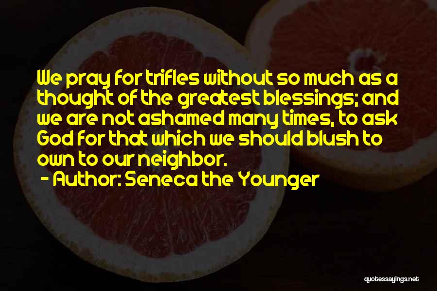 So Many Blessings Quotes By Seneca The Younger
