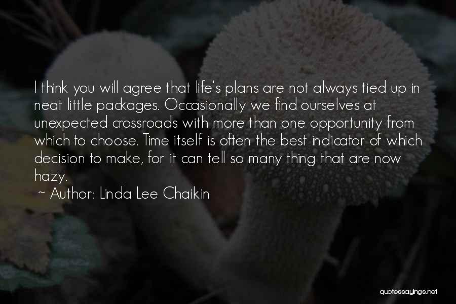 So Many Plans Quotes By Linda Lee Chaikin