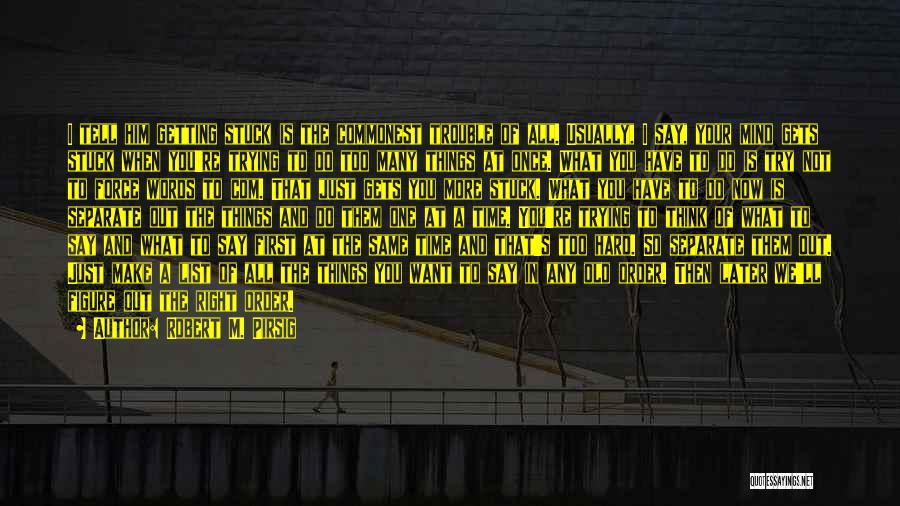 So Many Things I Want To Say Quotes By Robert M. Pirsig