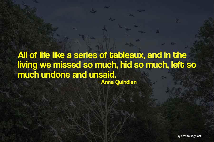 So Many Things Left Unsaid Quotes By Anna Quindlen