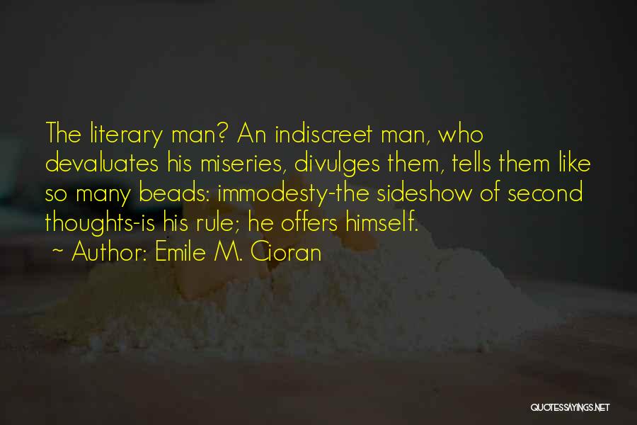 So Many Thoughts Quotes By Emile M. Cioran