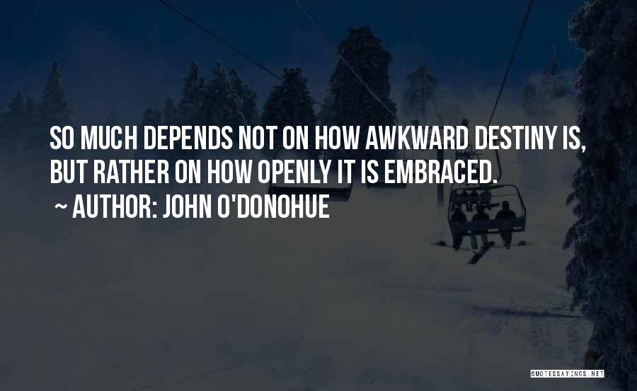 So Much Depends Quotes By John O'Donohue