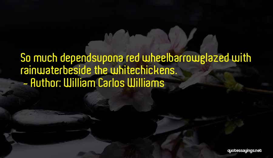 So Much Depends Quotes By William Carlos Williams