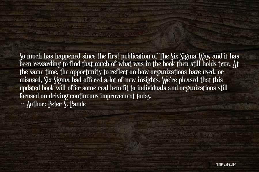 So Much Has Happened Quotes By Peter S. Pande