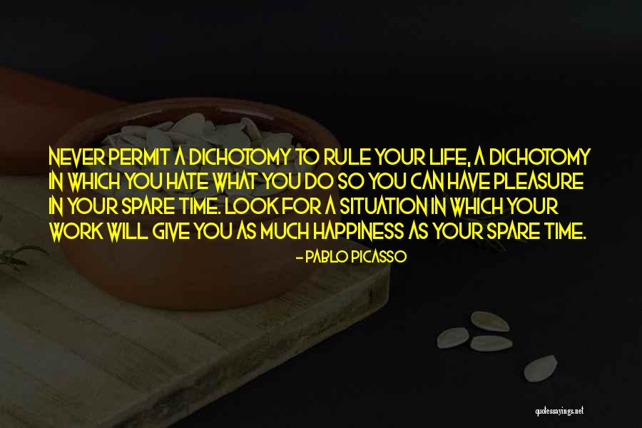 So Much Hate Quotes By Pablo Picasso