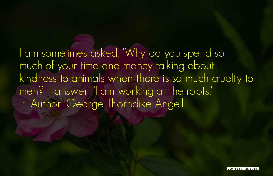 So Much Money Quotes By George Thorndike Angell