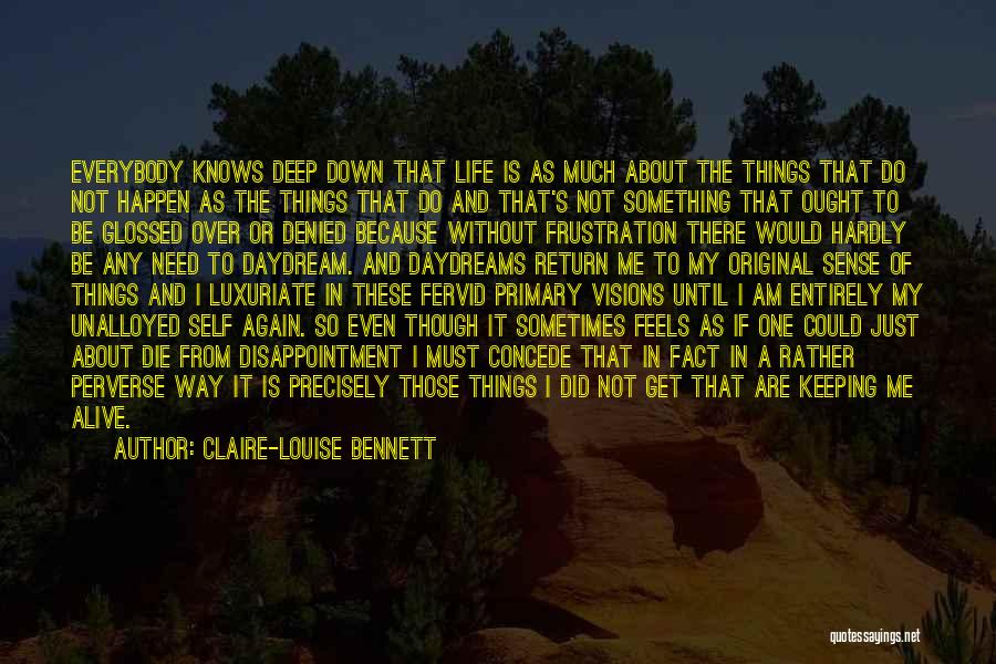 So Much Things To Do Quotes By Claire-Louise Bennett