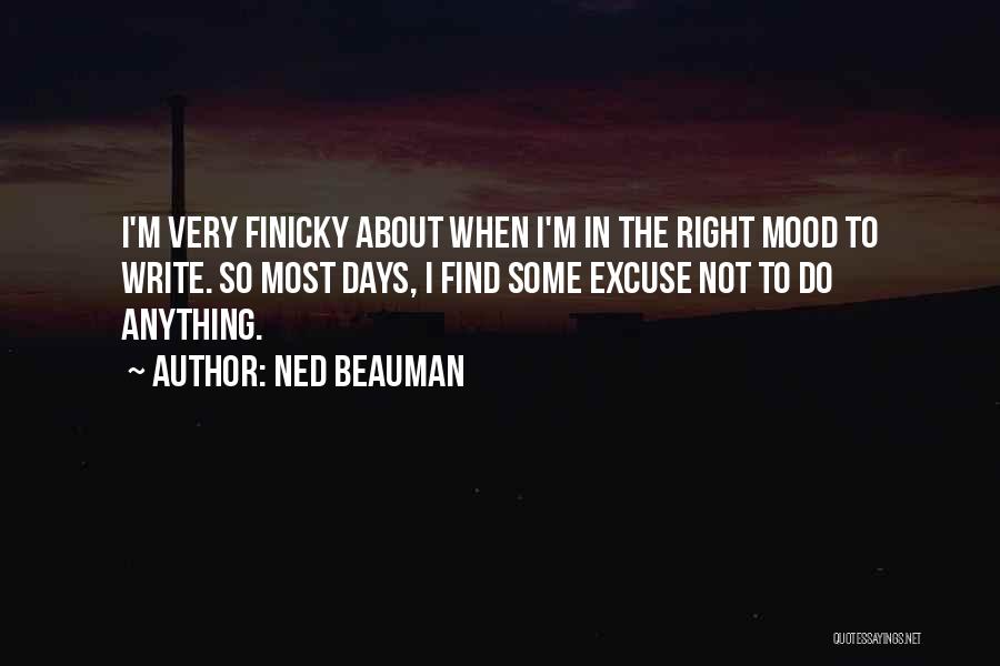 So Not In The Mood Quotes By Ned Beauman