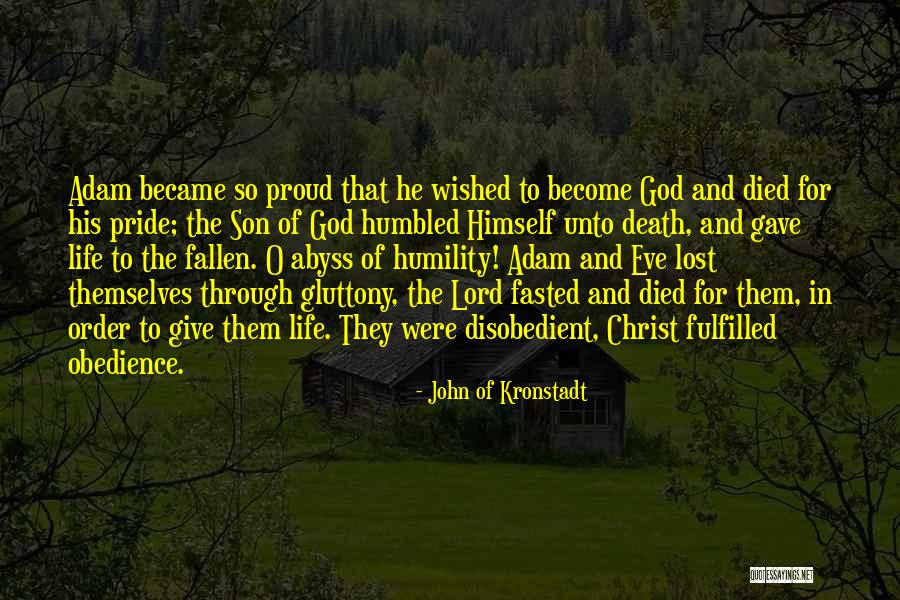 So Proud Of You Son Quotes By John Of Kronstadt