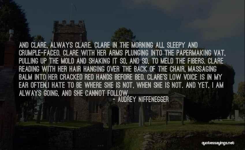 So Sleepy Quotes By Audrey Niffenegger So Sleepy Quotes By Audrey Niffenegger