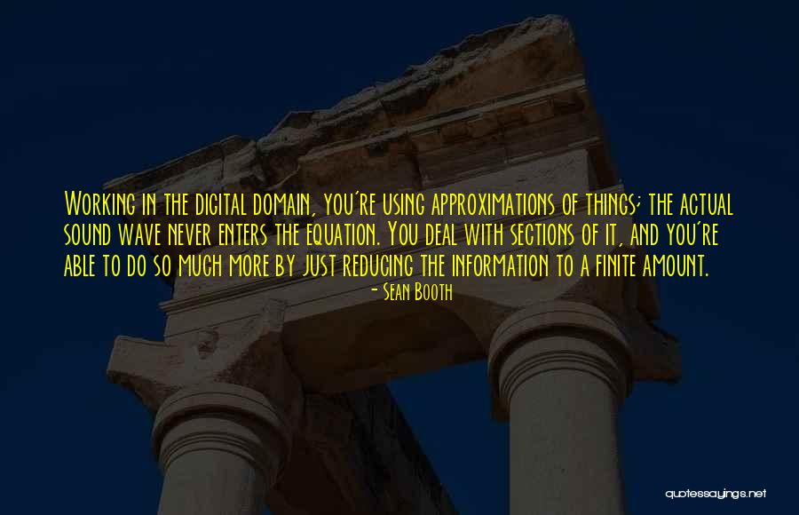 So So Finite Quotes By Sean Booth So So Finite Quotes By Sean Booth
