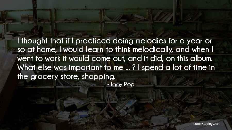 So Spend Time Doing Quotes By Iggy Pop So Spend Time Doing Quotes By Iggy Pop