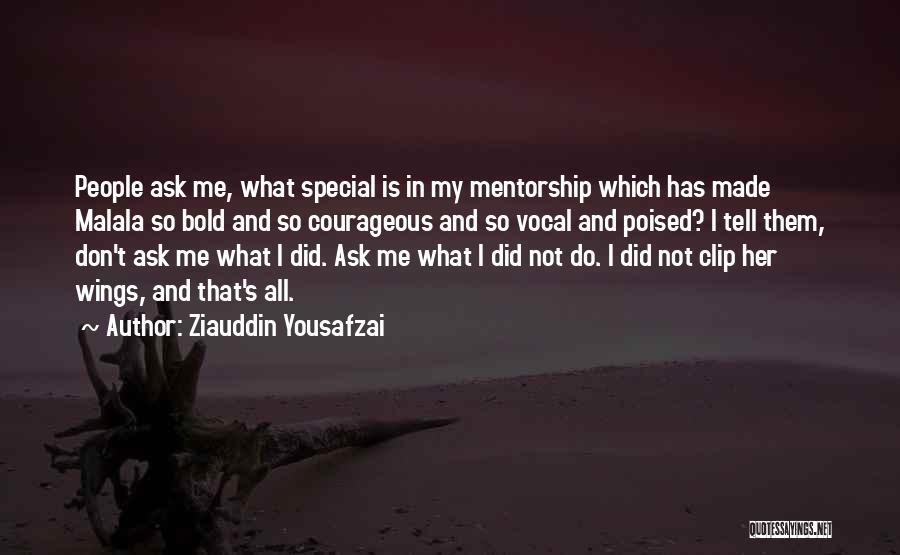 So Tell Me Quotes By Ziauddin Yousafzai