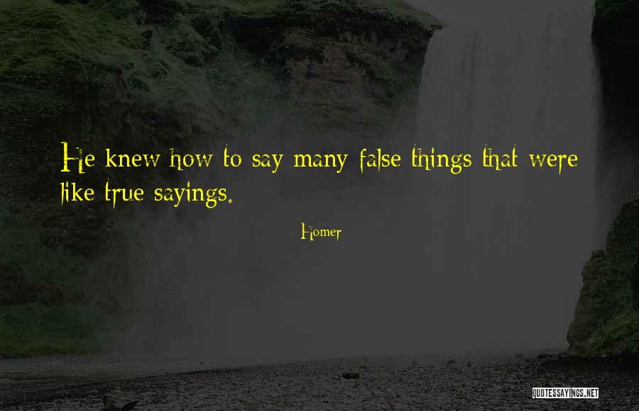 So True Sayings And Quotes By Homer So True Sayings And Quotes By Homer