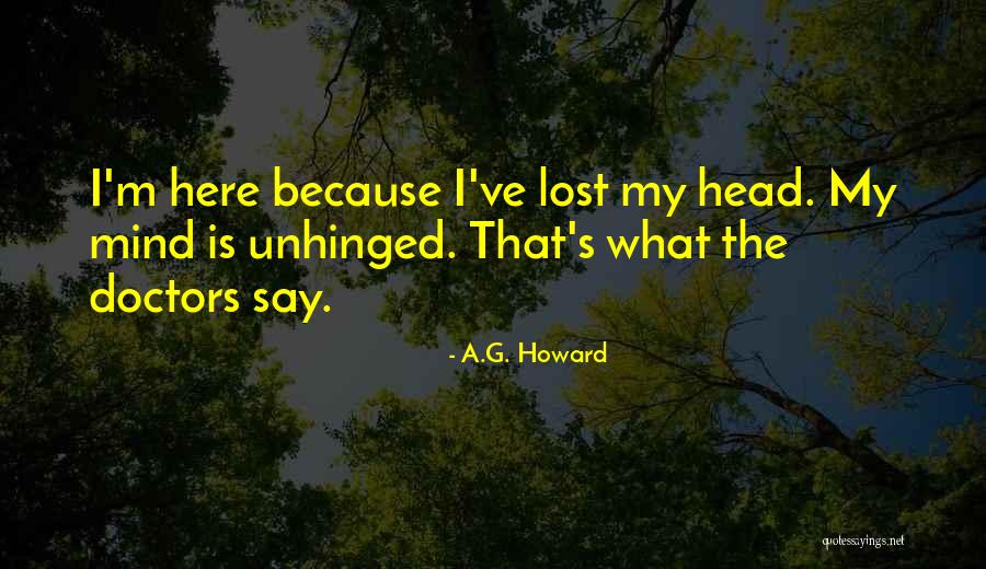 So U Mad Quotes By A.G. Howard