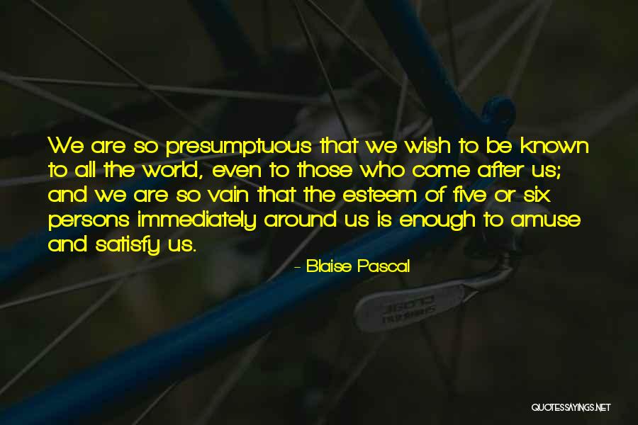 So Vain Quotes By Blaise Pascal So Vain Quotes By Blaise Pascal