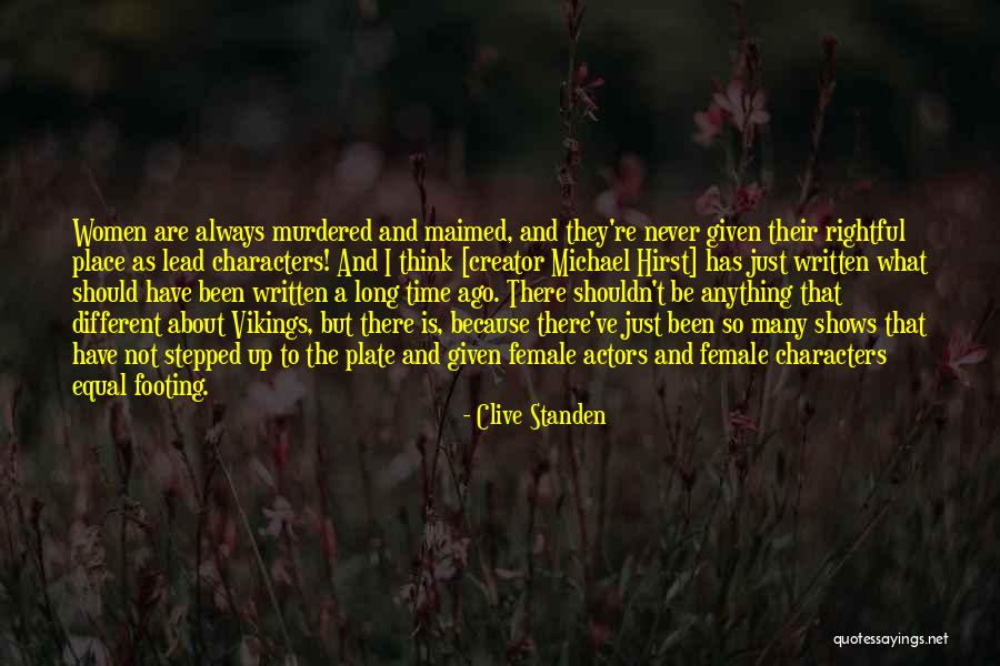 So Women Quotes By Clive Standen So Women Quotes By Clive Standen