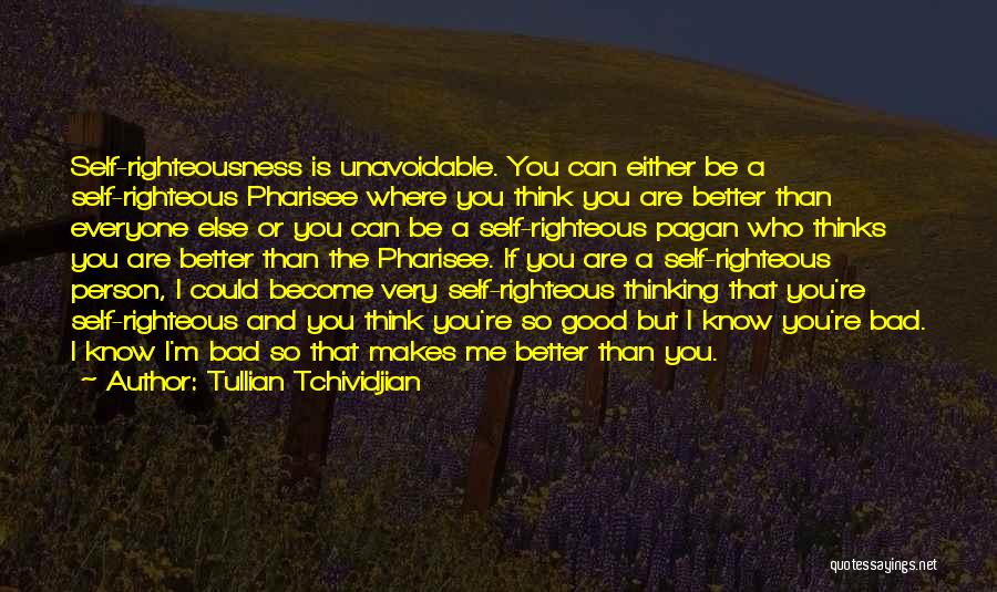 So You Think You're Better Than Me Quotes By Tullian Tchividjian