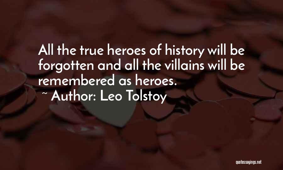 So You Want To Be A Villain Quotes By Leo Tolstoy
