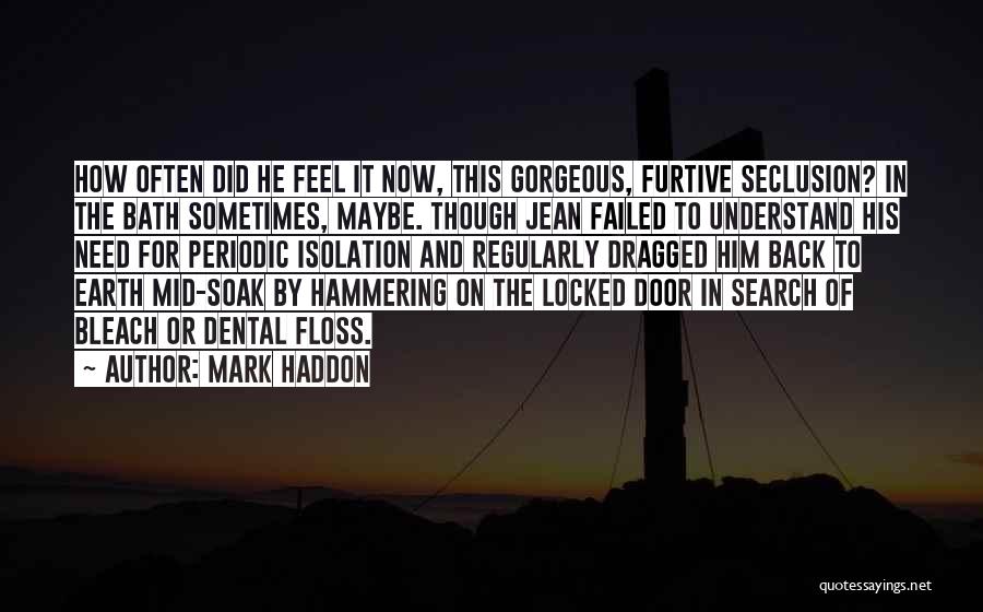 Soak In The Bath Quotes By Mark Haddon