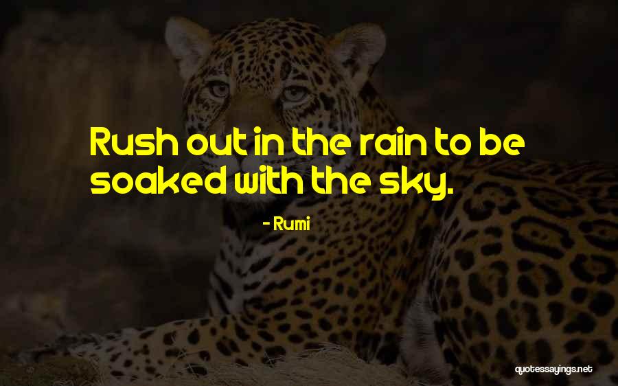Soaked Rain Quotes By Rumi Soaked Rain Quotes By Rumi