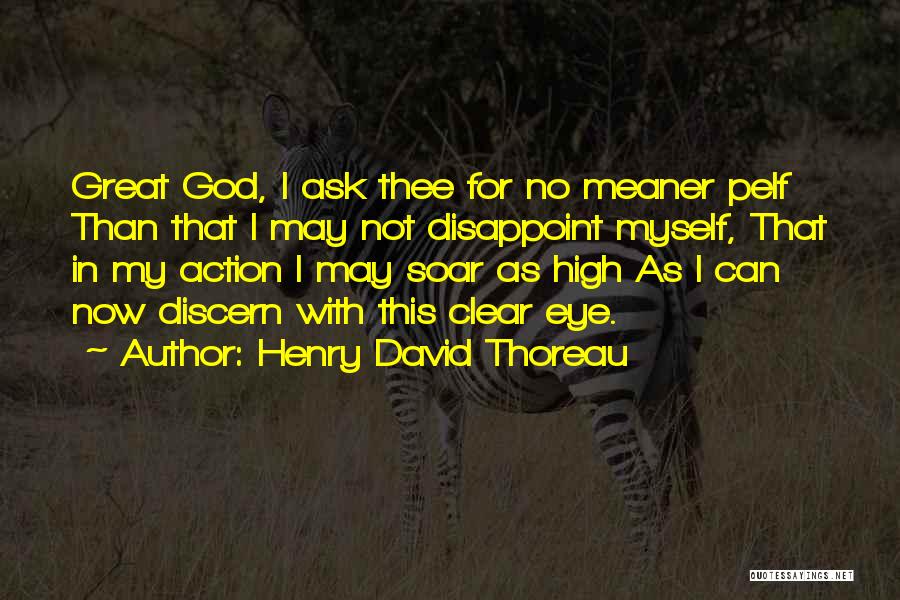 Soar High Quotes By Henry David Thoreau