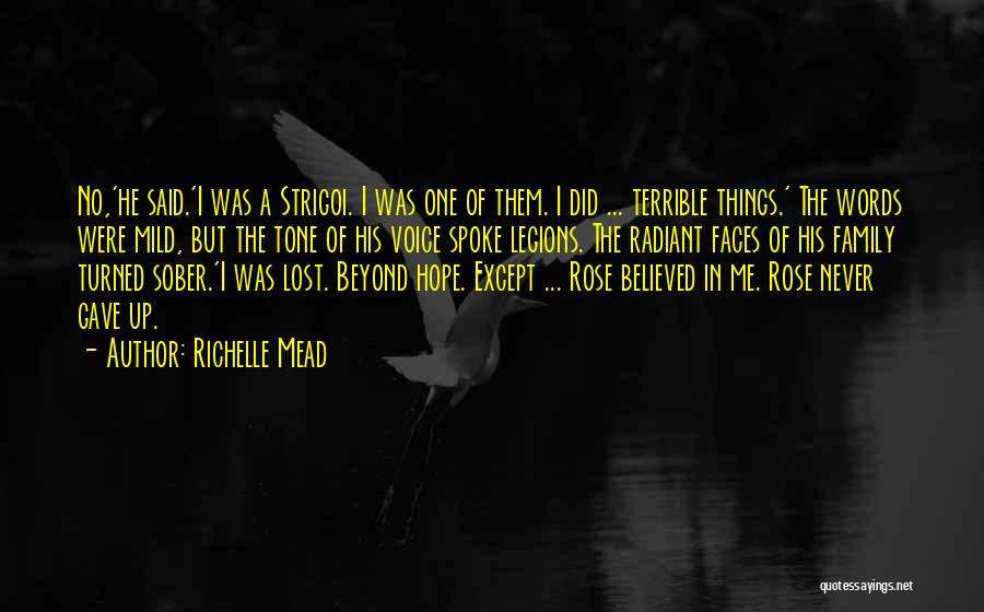 Sober Up Quotes By Richelle Mead