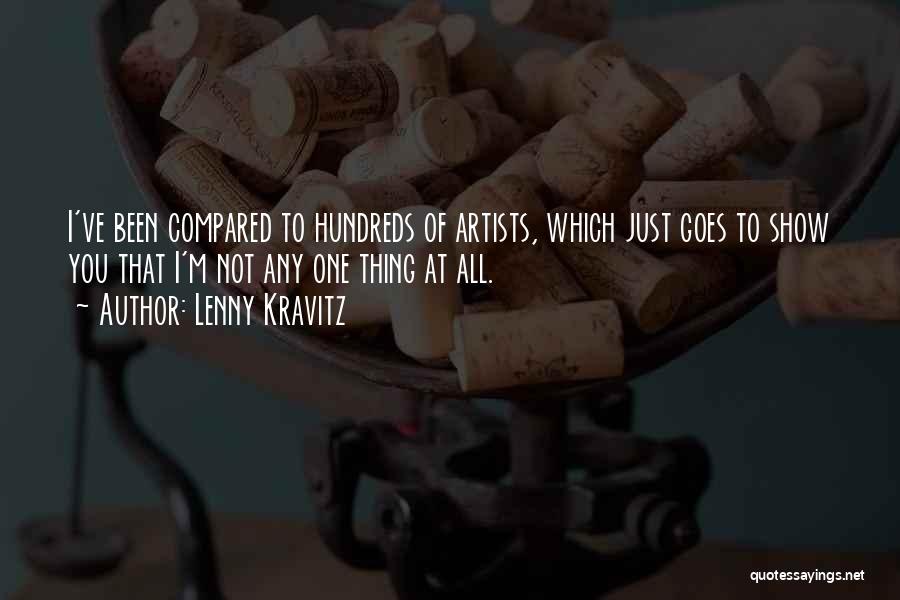 Soberano De Tierra Quotes By Lenny Kravitz