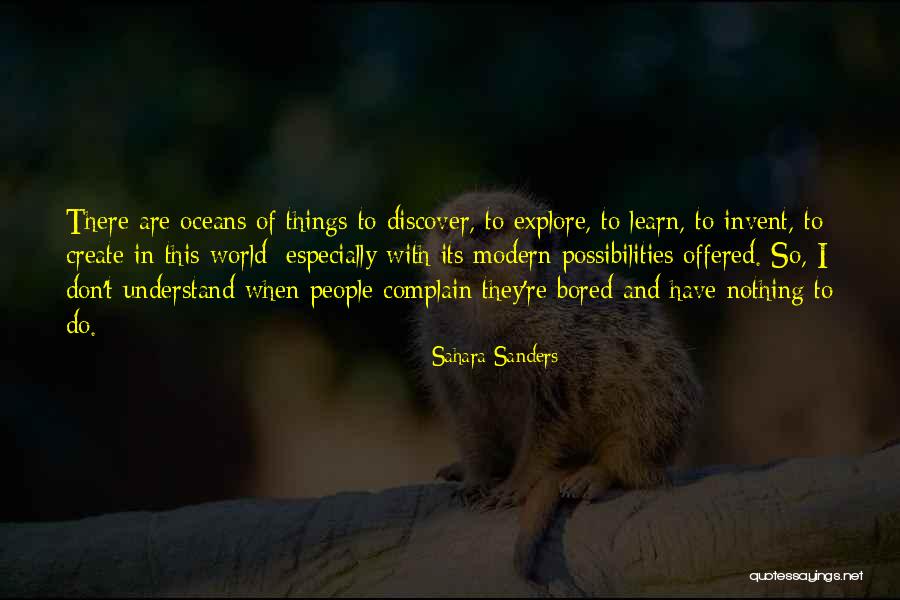 Sobiech Sister Quotes By Sahara Sanders Sobiech Sister Quotes By Sahara Sanders
