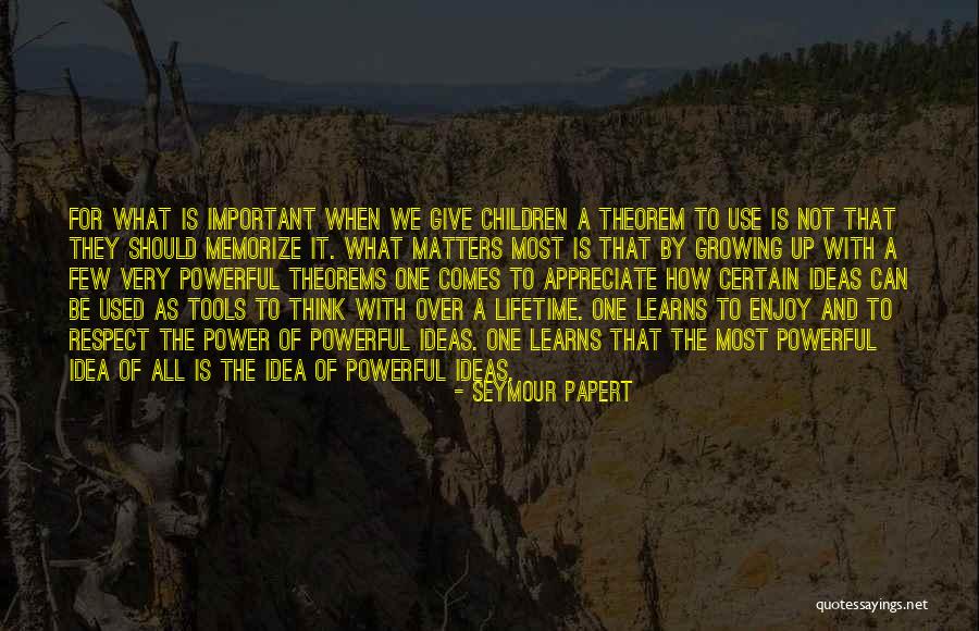 Sobrecogedor Significado Quotes By Seymour Papert Sobrecogedor Significado Quotes By Seymour Papert